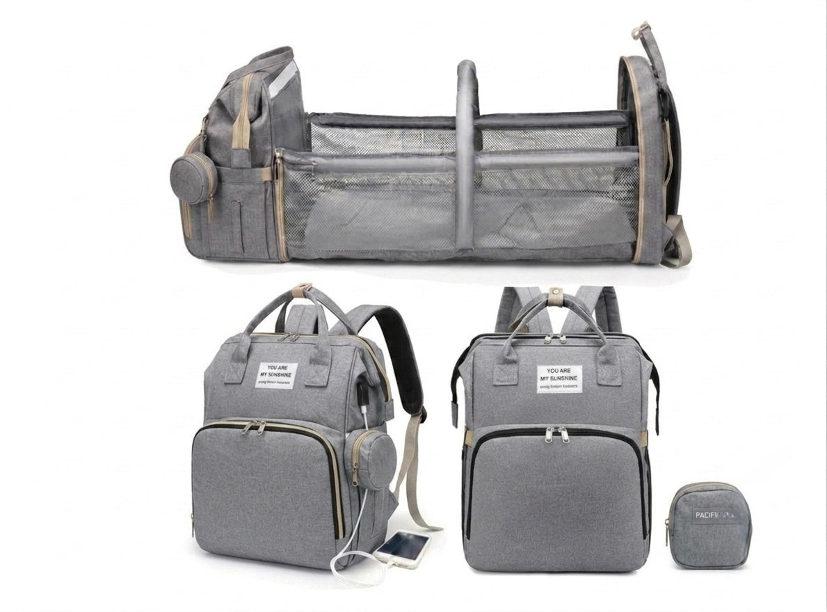 PackBuddy™ All in One Diaper Bag & Changing Station
