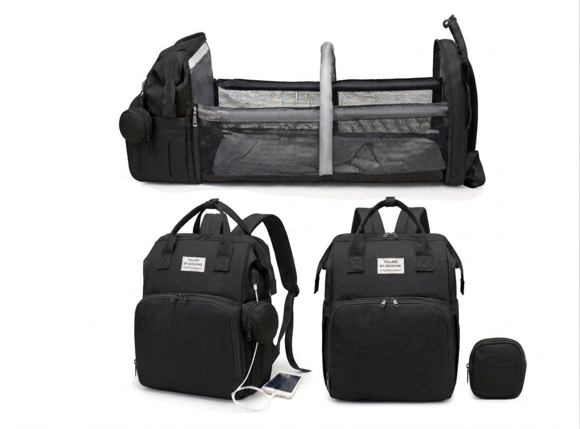 PackBuddy™ All in One Diaper Bag & Changing Station