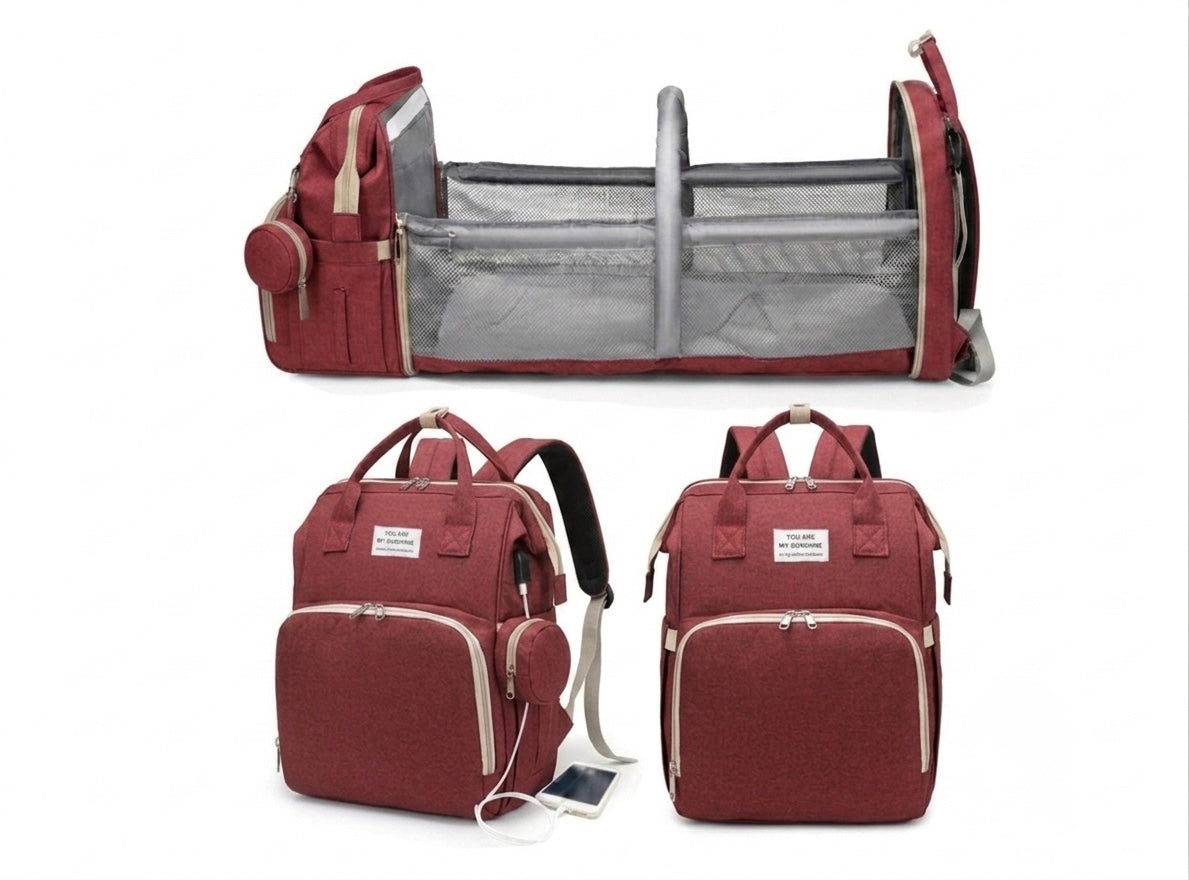PackBuddy™ All in One Diaper Bag & Changing Station