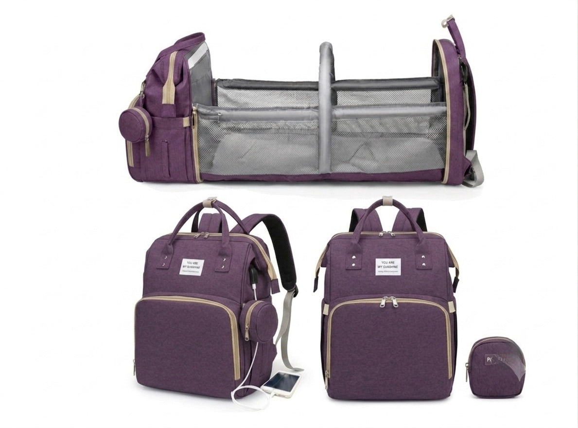 PackBuddy™ All in One Diaper Bag & Changing Station