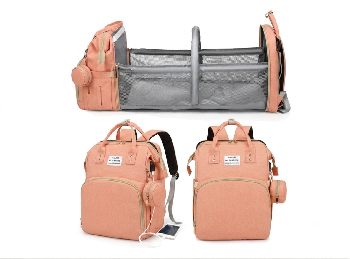 PackBuddy™ All in One Diaper Bag & Changing Station